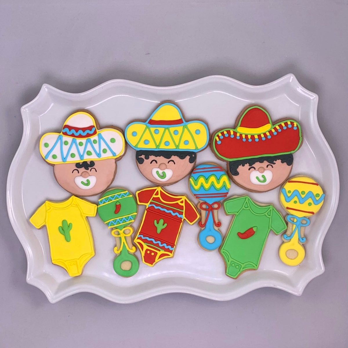 Decorated sugar cookies