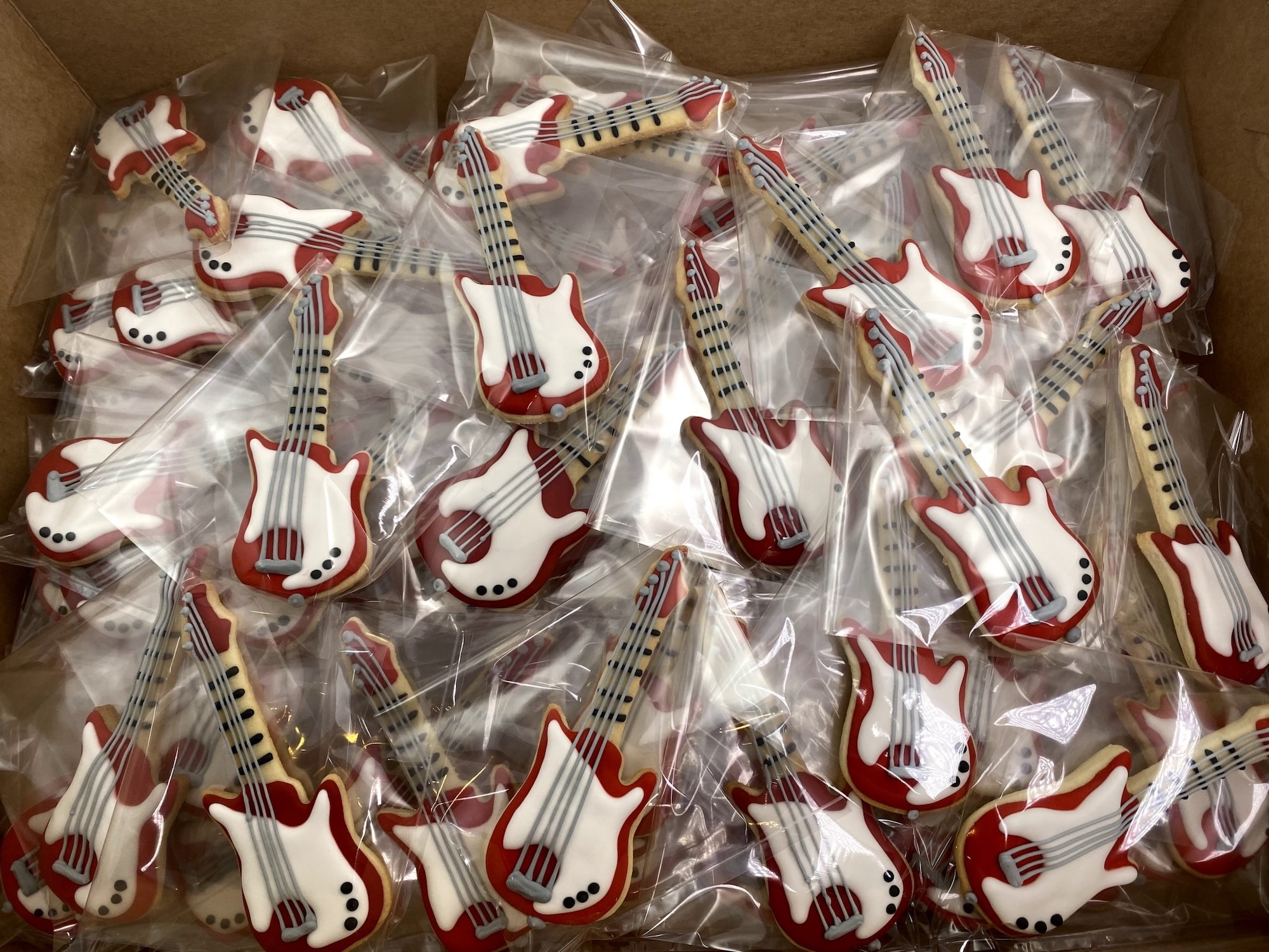 Individual Cookie Packaging — clear cello bags